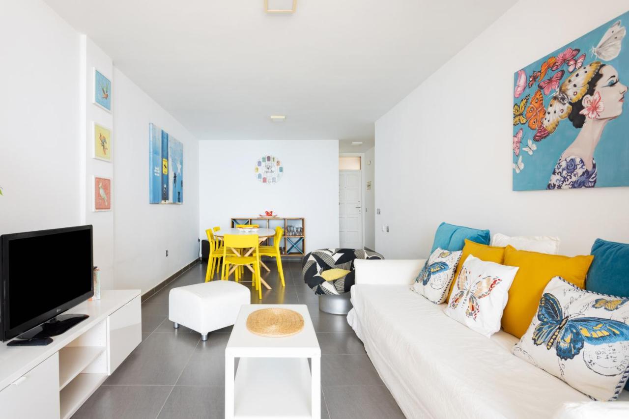 Apartament Frontline Penthouse With Heated Pool And Parking Los Cristianos  Zewnętrze zdjęcie
