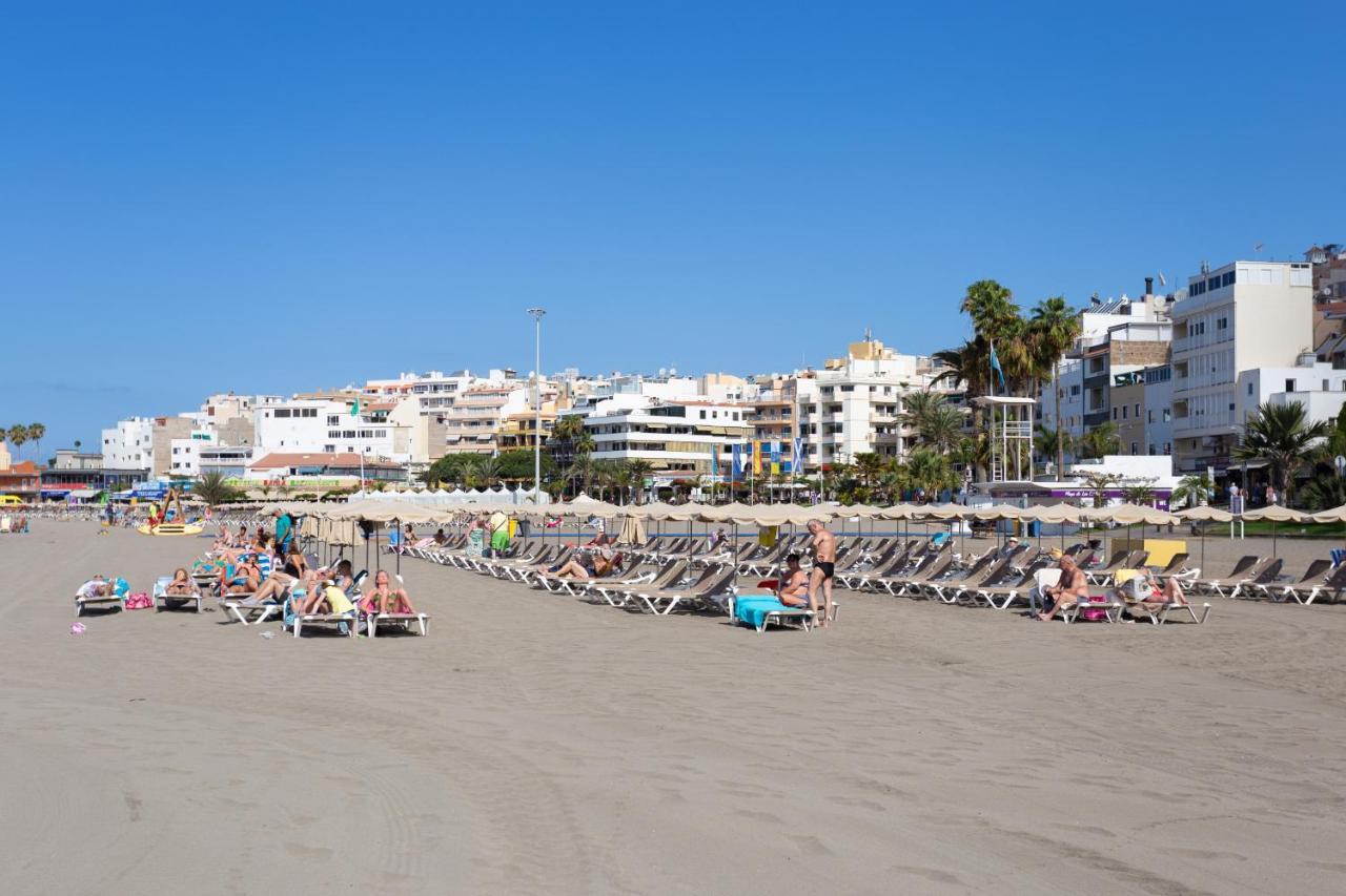 Apartament Frontline Penthouse With Heated Pool And Parking Los Cristianos  Zewnętrze zdjęcie