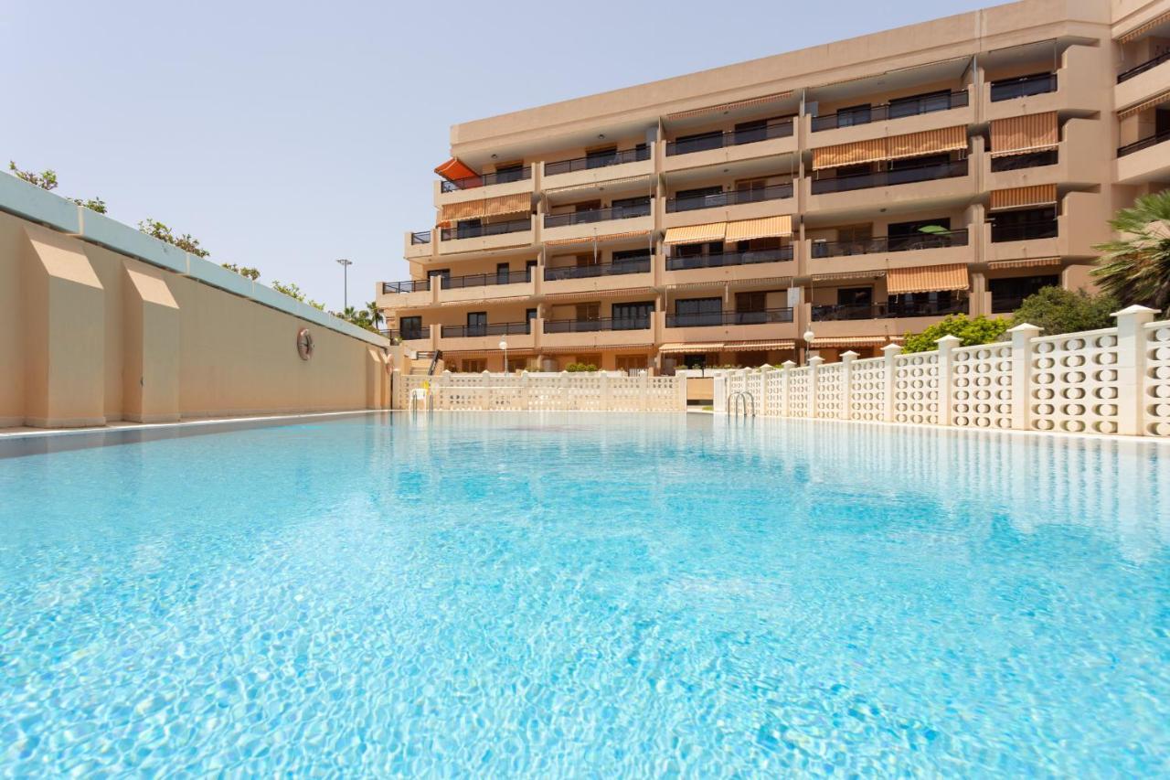 Apartament Frontline Penthouse With Heated Pool And Parking Los Cristianos  Zewnętrze zdjęcie