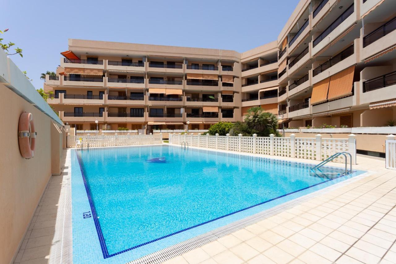 Apartament Frontline Penthouse With Heated Pool And Parking Los Cristianos  Zewnętrze zdjęcie